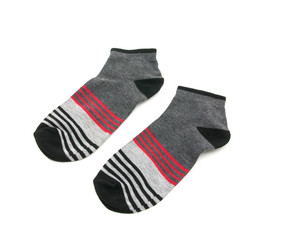 sock on white background