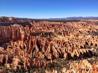 アメリカ、ブライスキャニオン国立公園のフードゥー（尖塔）