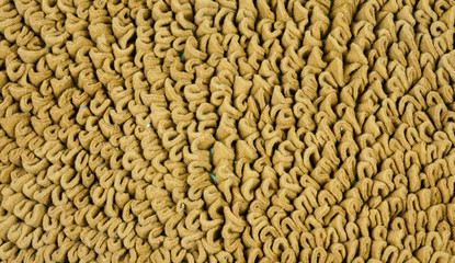 brown cleaning doormat or carpet texture