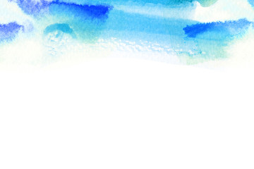 Abstract watercolor brush stroke background.