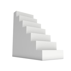 3D Blank Stairs
