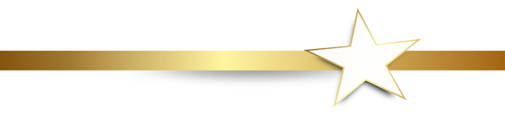 Obraz premium Gold Welle Sterne