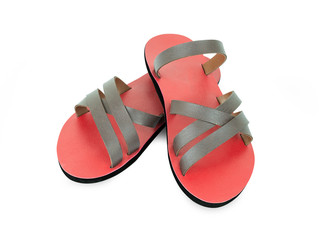 fashion slipper isolated on white background