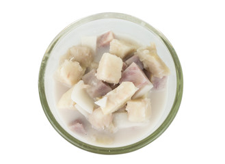 Taro in coconut milk