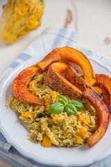 Kürbisrisotto