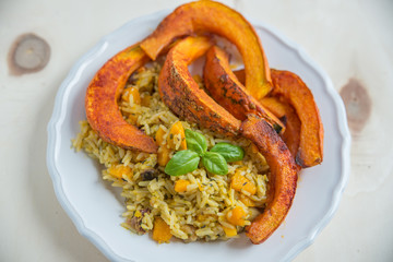 Kürbisrisotto