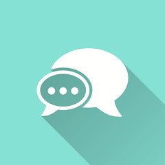 Chatting - vector icon.