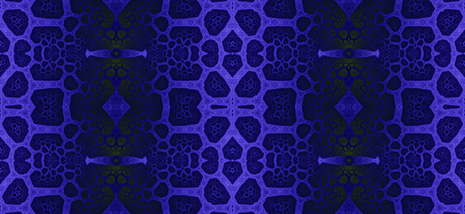 Abstract fractal high resolution seamless pattern background ideal for carpets, tapestries, fabric and wallpapers with a detailed branching interconnected pattern 