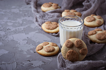 Cookies in the shape of cats paw