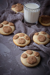 Cookies in the shape of cats paw
