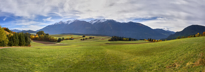 Autumn in the alps, Austria around the village Sillian