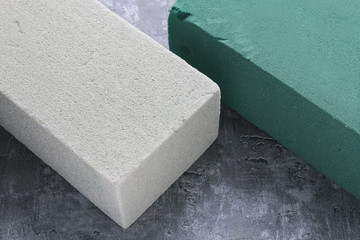 Two kinds of floral foam