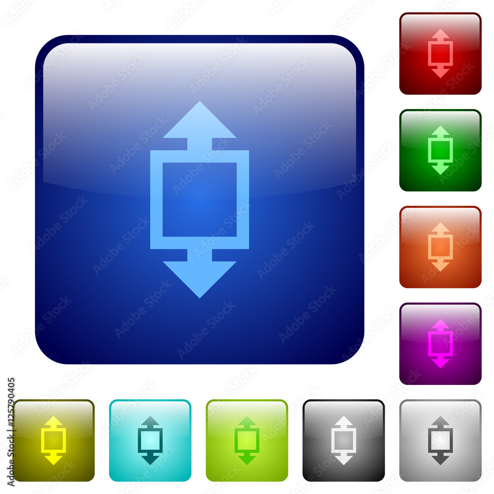 Poster height tool color square buttons