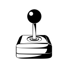 Joystick Computer Video Game. Vector illustration. Isolated