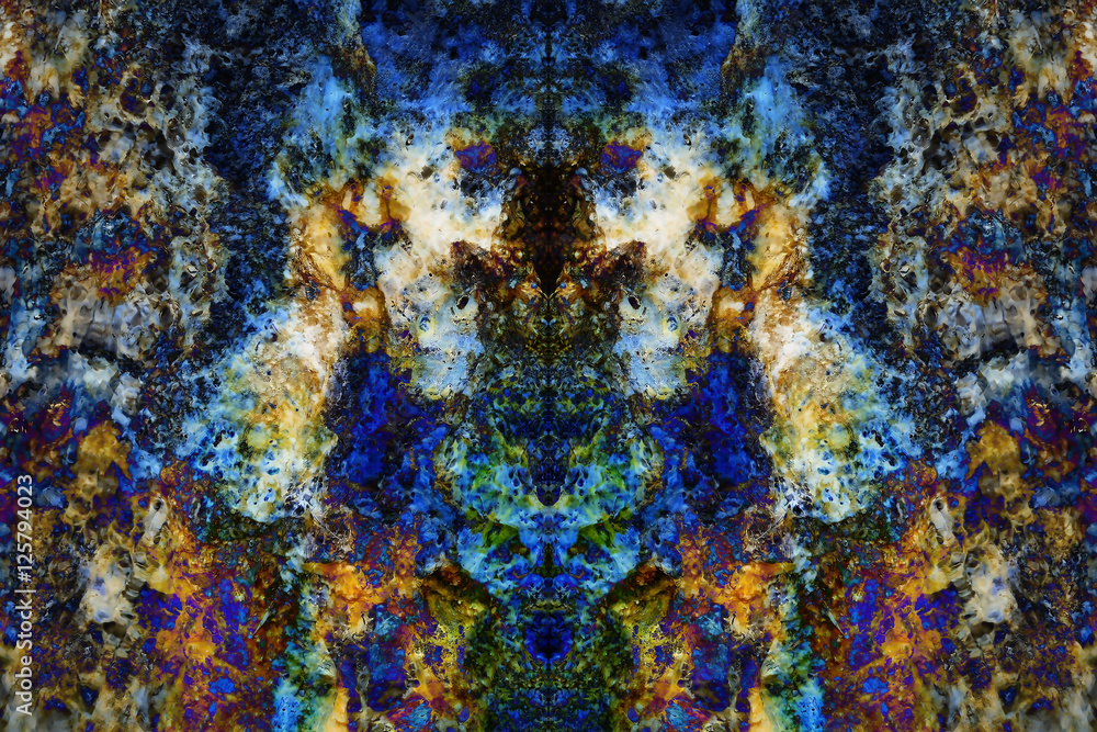 Poster beautiful multicolor abstract background structure, color effect and computer collage.