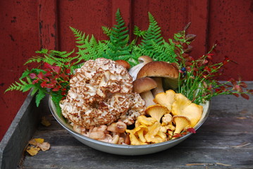 Mixed mushrooms, Thanksgiving