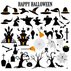 Happy Halloween scary object