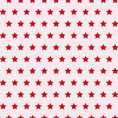 red stars seamless pattern
