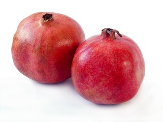 red juicy pomegranates