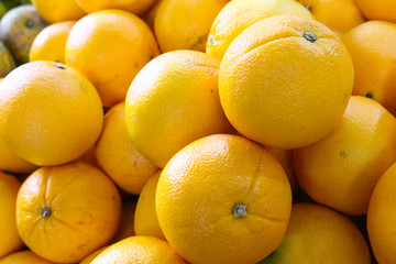 oranges in market, malaysia