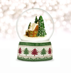 Christmas snow globe 