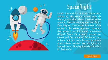 Spaceflight Conceptual Banner