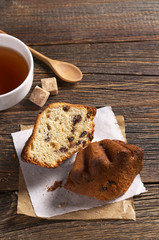 Tea and cupcake