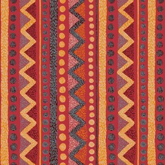 Geometric seamless pattern. Ethnic and tribal motifs. Print in t