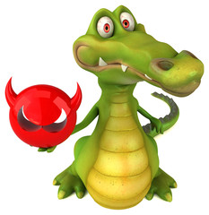 Fototapeta premium Fun crocodile