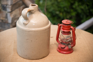 White lighting Jug and lantern