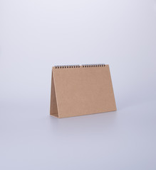 calendar or empty desk calendar on the background.