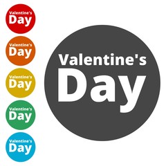 Valentine's day holiday illustration 