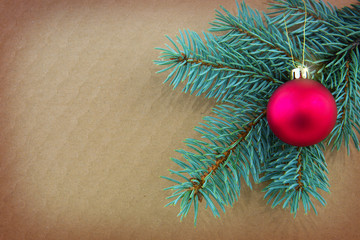 Merry Christmas and Happy New Year background.