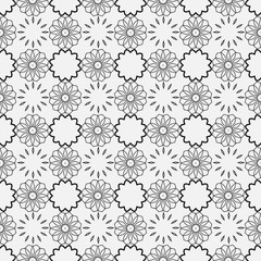 Vector seamless pattern. Modern decorative design template. Creative intricate background.