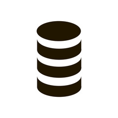 Database icon vector