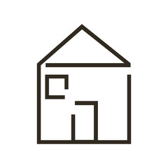 Home icon vector