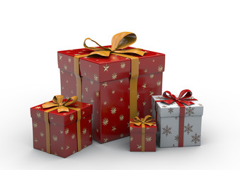 Gifts Box Isolated