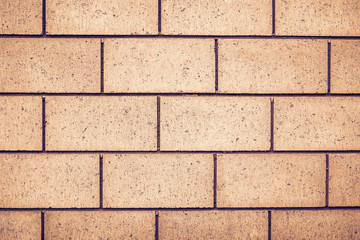 Late sunset concrete brick wall texture and background closeup view