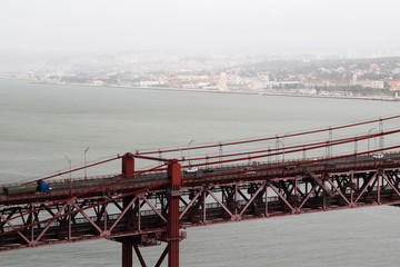 The 25th of April bridge, Lisbon 