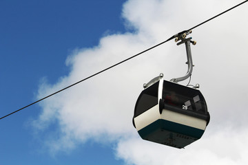 Cable Way in Nations Park in Lisbon, Portugal 