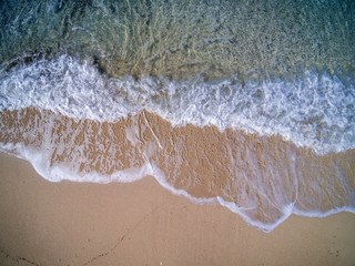Fototapeta na wymiar View of a drone at the Beach