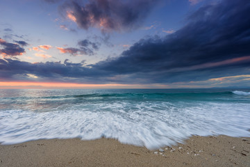 sunest waves  Kathisma Lefkada