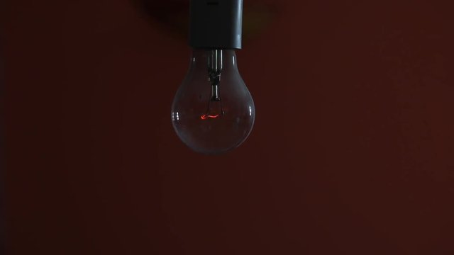 Flickering light bulb