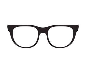 Fototapeta premium glasses optical accessory icon over white background. vector illustration