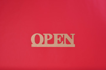 立体文字　OPEN