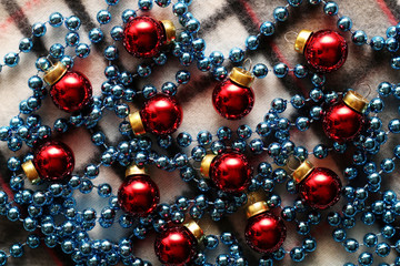 Multicolored Christmas decorations