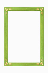 photo frame isolated on white background with clipping path