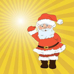 Christmas Santa Claus background