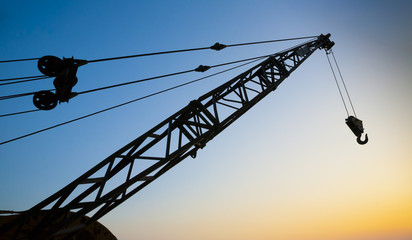 Crane Arm at Sunset © Patrick Jennings