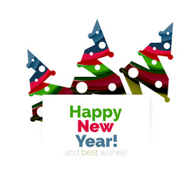 Christmas and New Year promotion banner design